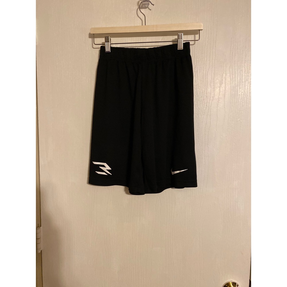 Nike 3 Brand Russell Wilson Boys Black Athletic Shorts Size Large 12-13 Yrs 0318